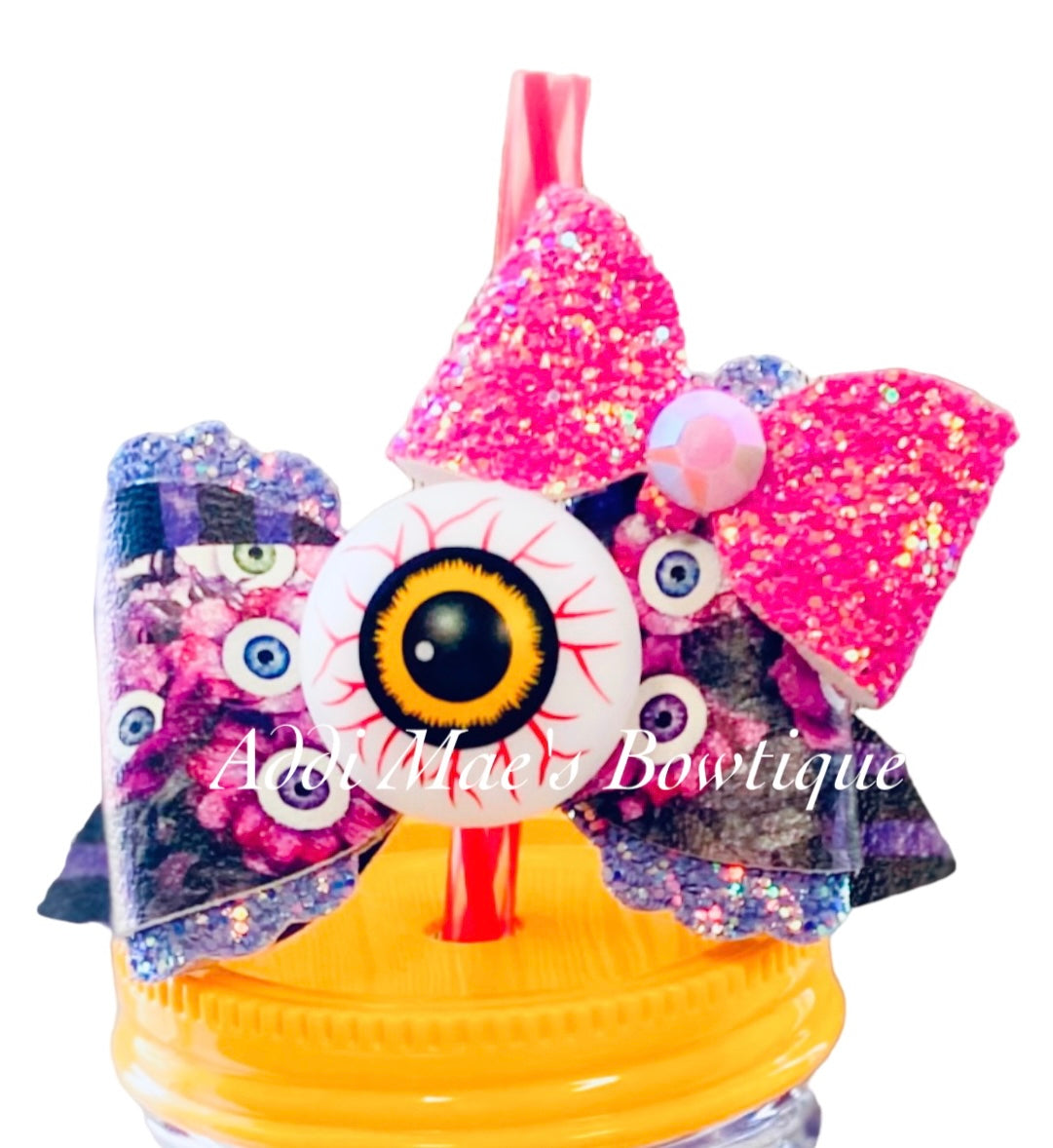 Spooky Eyes Halloween Straw Topper
