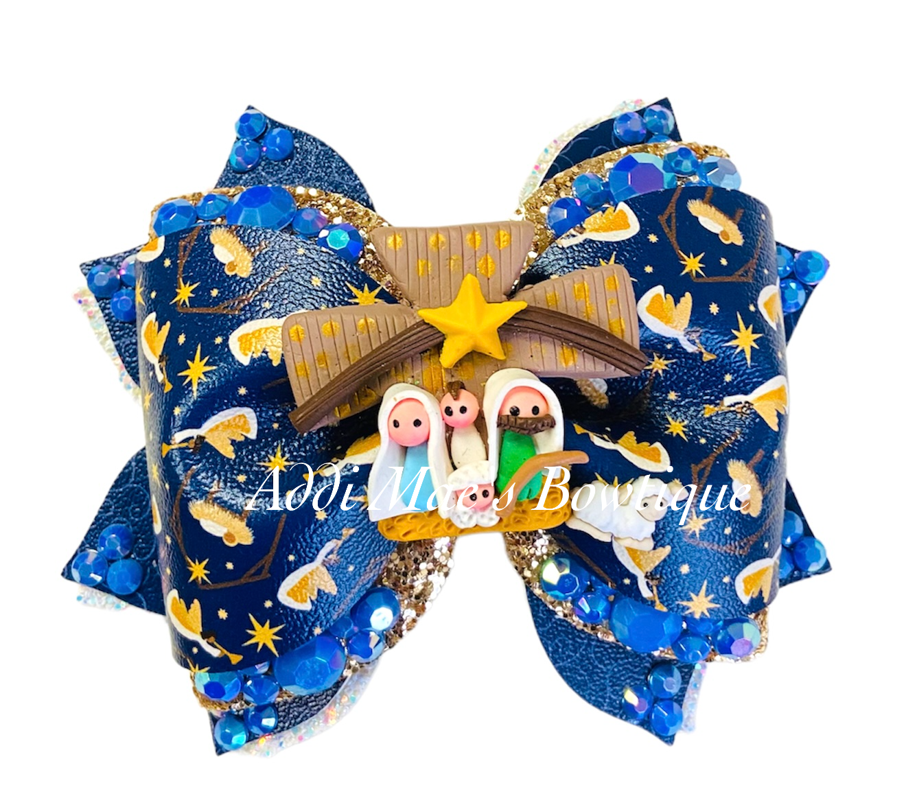 Christmas Nativity Bow