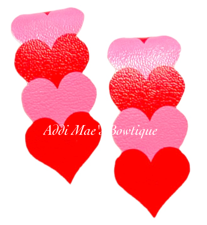 Stacked Hearts Valentines Day SnapClip Set
