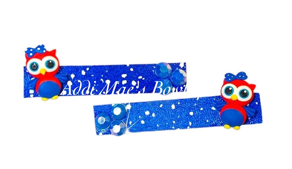 Patriotic Owls Clip Set