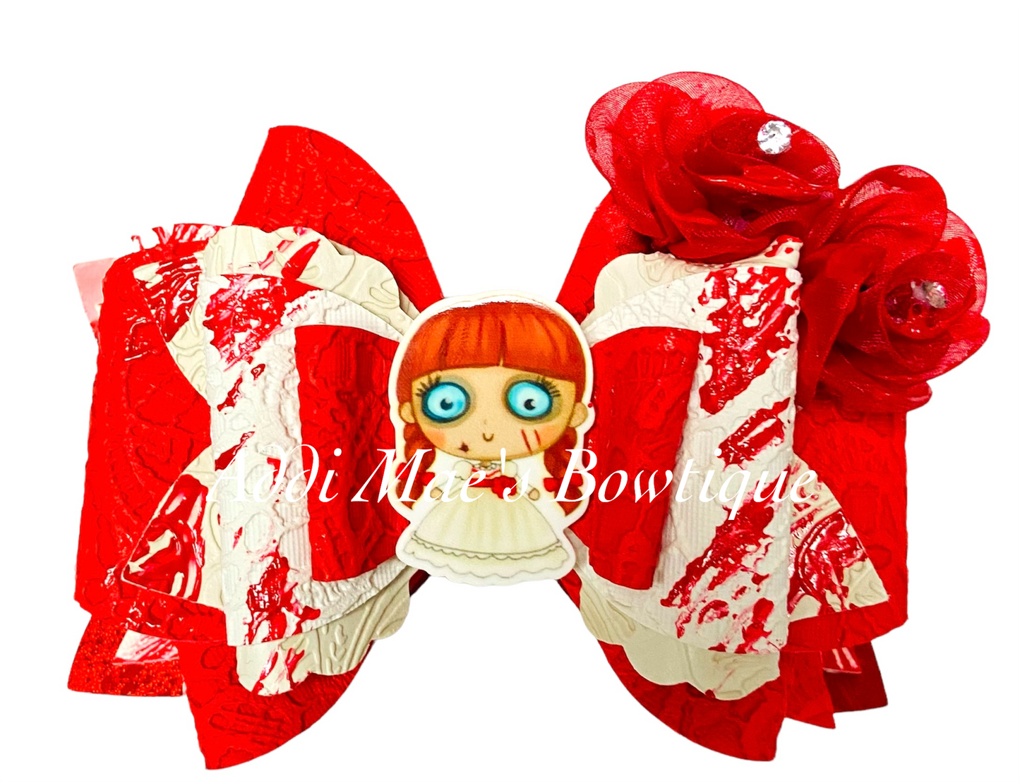 Killer Doll Halloween Bow