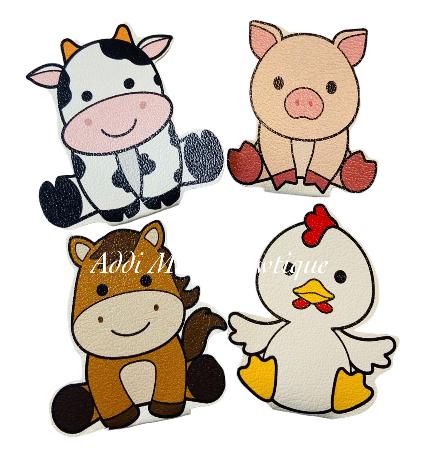 Barnyard Friends Farm Animals Snap Clip
