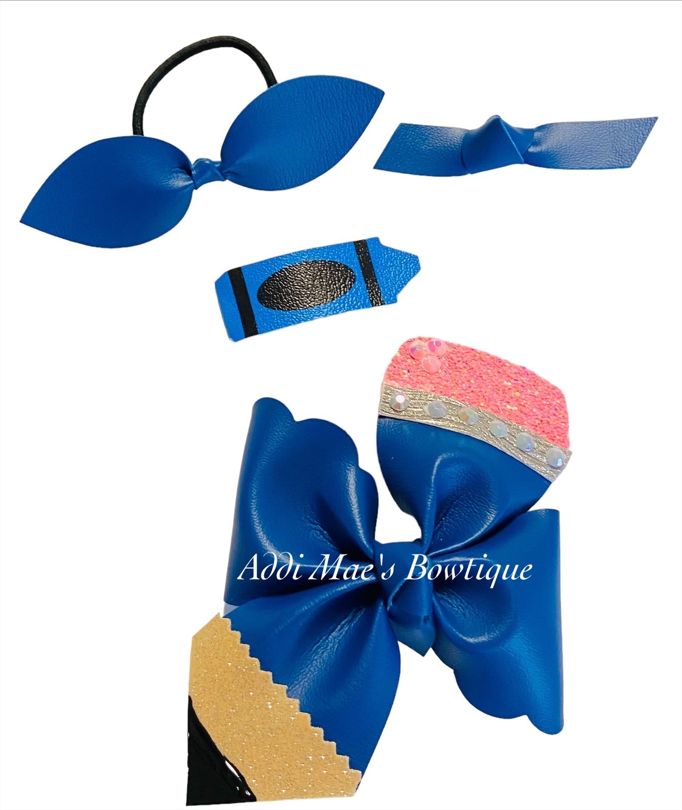 Back To School Solid Blue Set