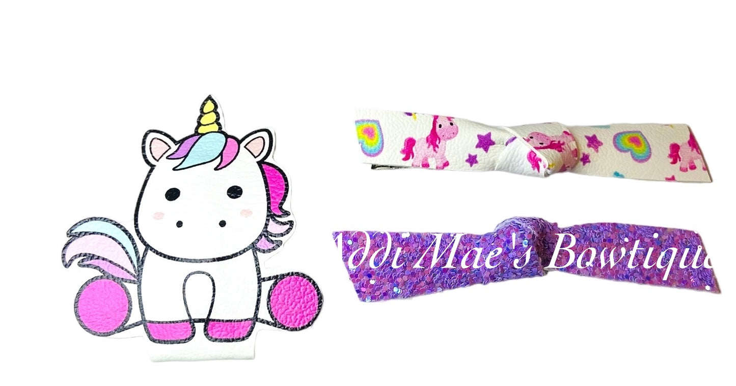 Rainbow Unicorn SnapClip