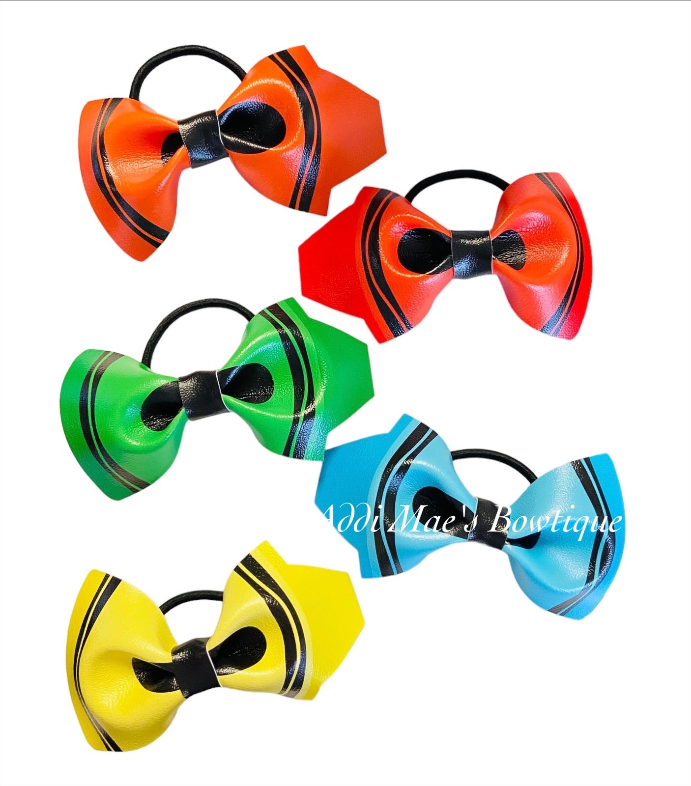 Crayon Back To School Pony Elastic