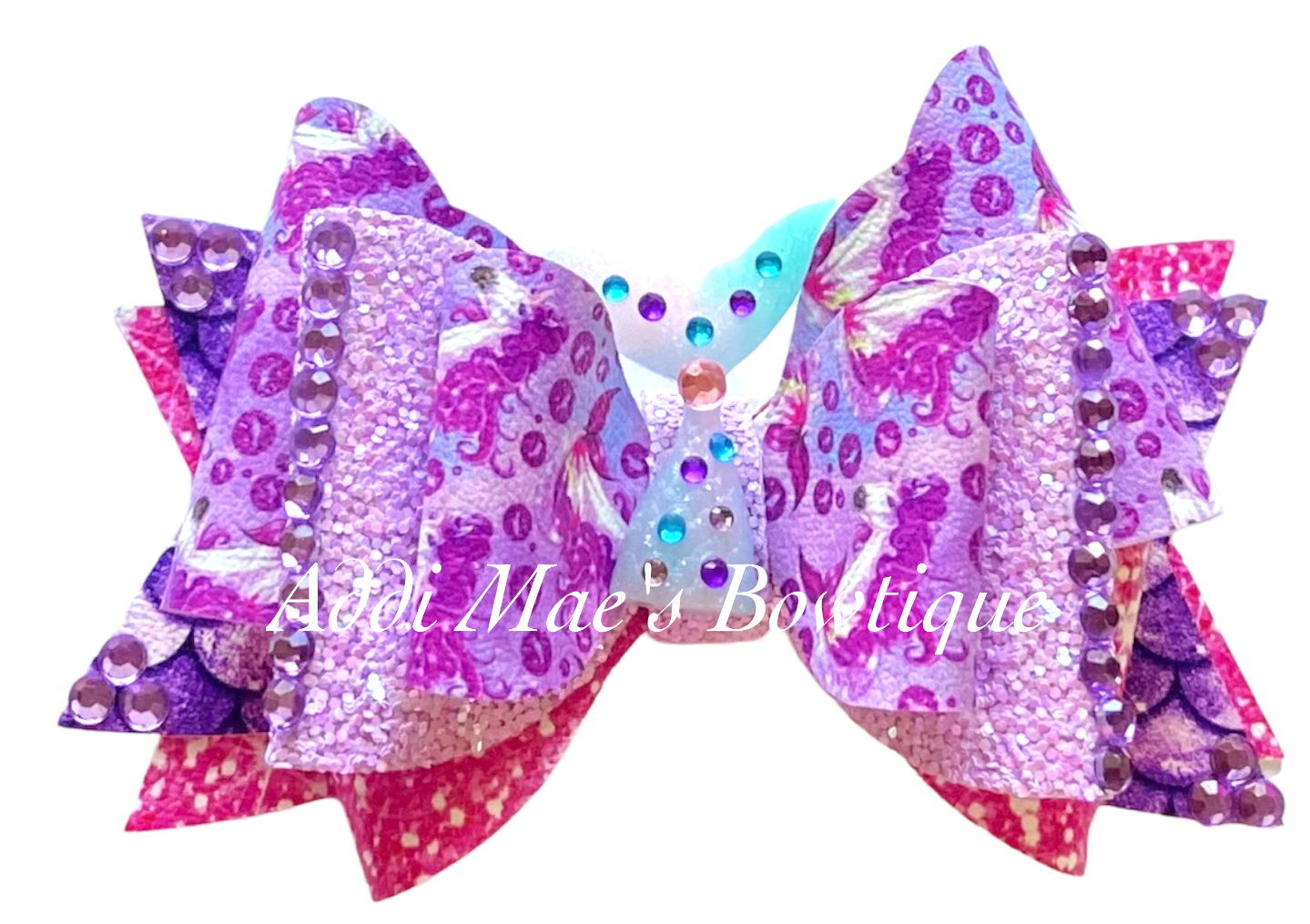 Unicorn Mermaid Bow
