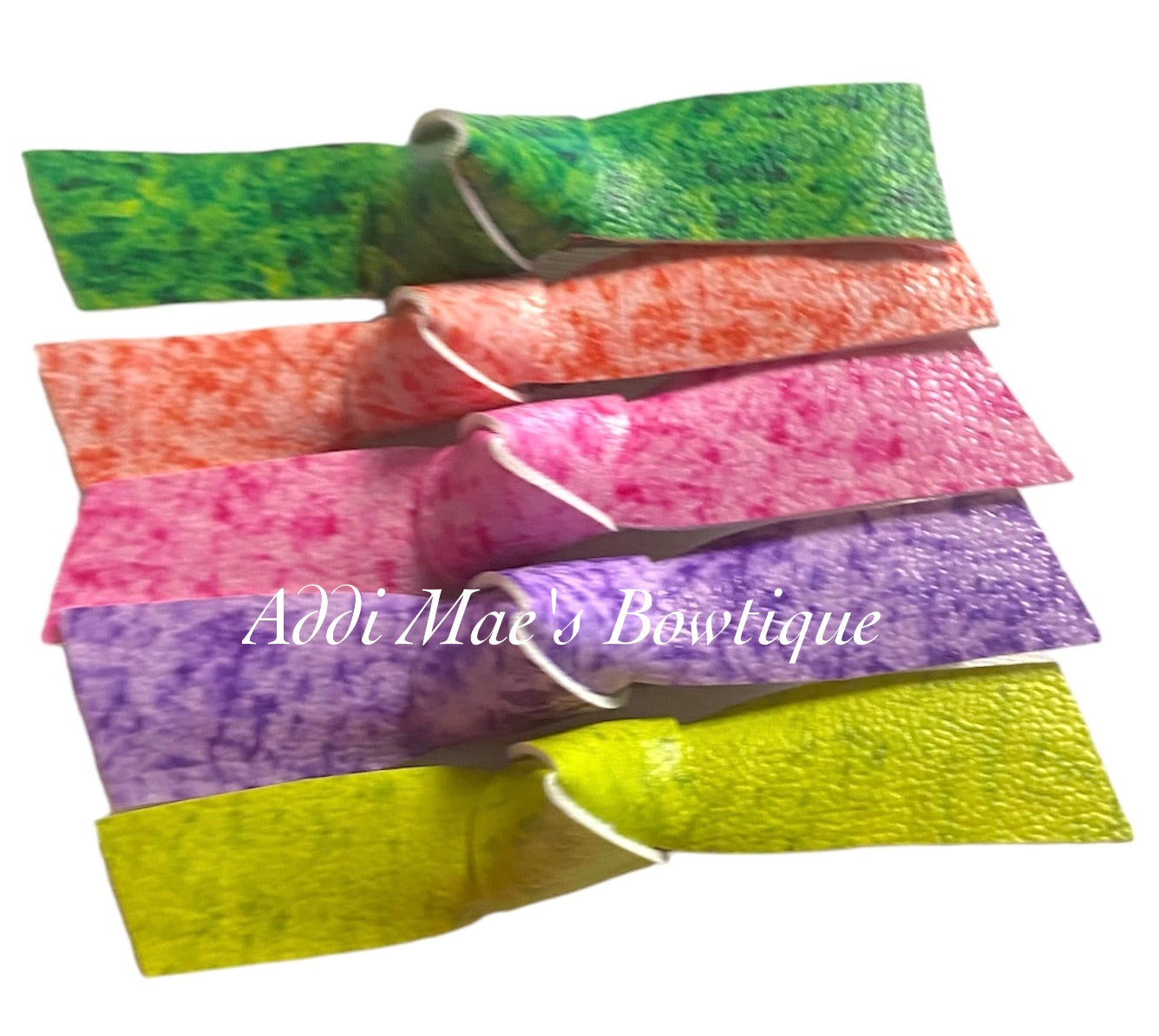 Easter Grass Knotted Alligator Clip Set