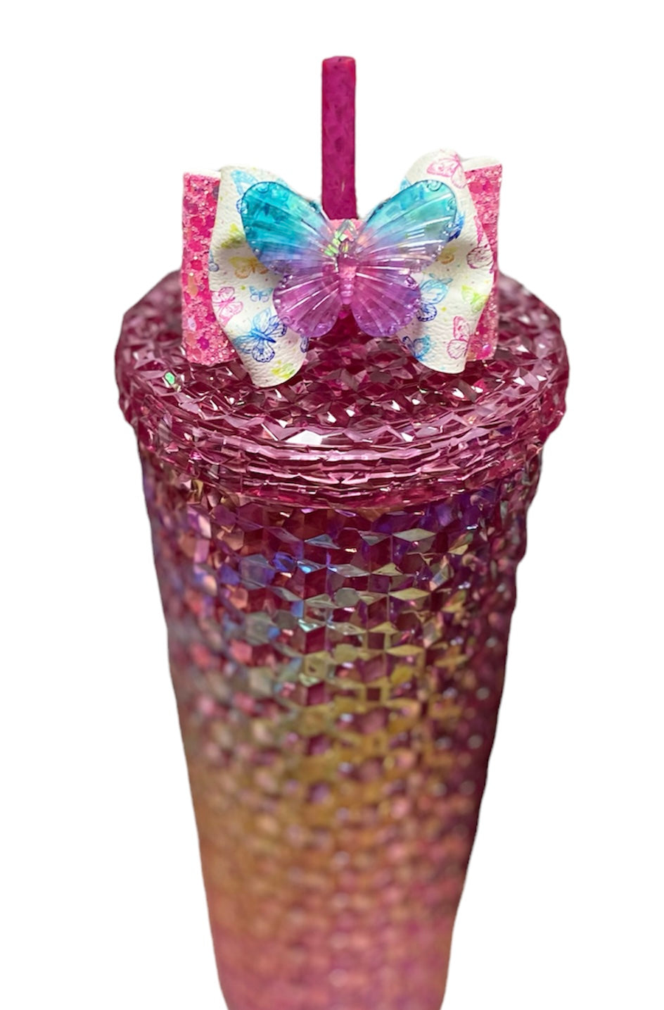 Spring Butterfly Straw Topper