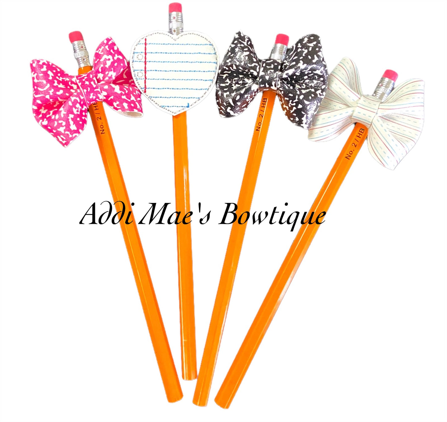 Pencil Back To School Topper/Straw Topper