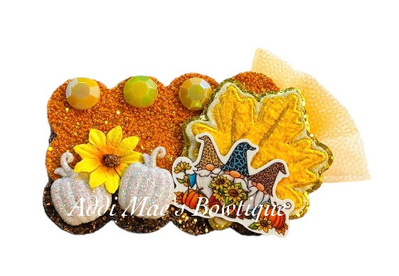 Fall Gnome Large Clip