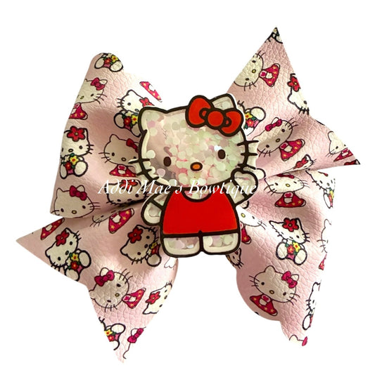 Pink Kitty Bow