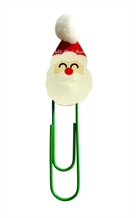 Santa Clause Jumbo Paperclip Bookmark