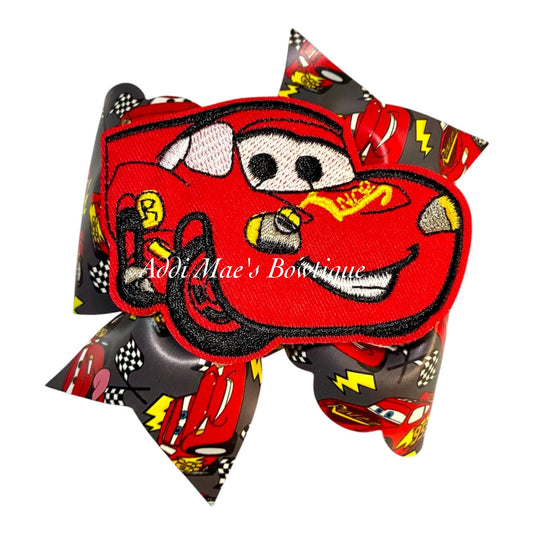 Lightning Race Car Bow