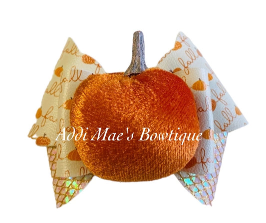 Fall Pumpkin Patch Fall Bow