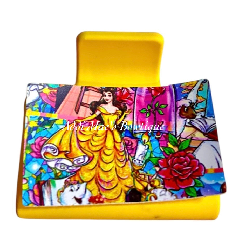 Book Princess Small Claw Clip
