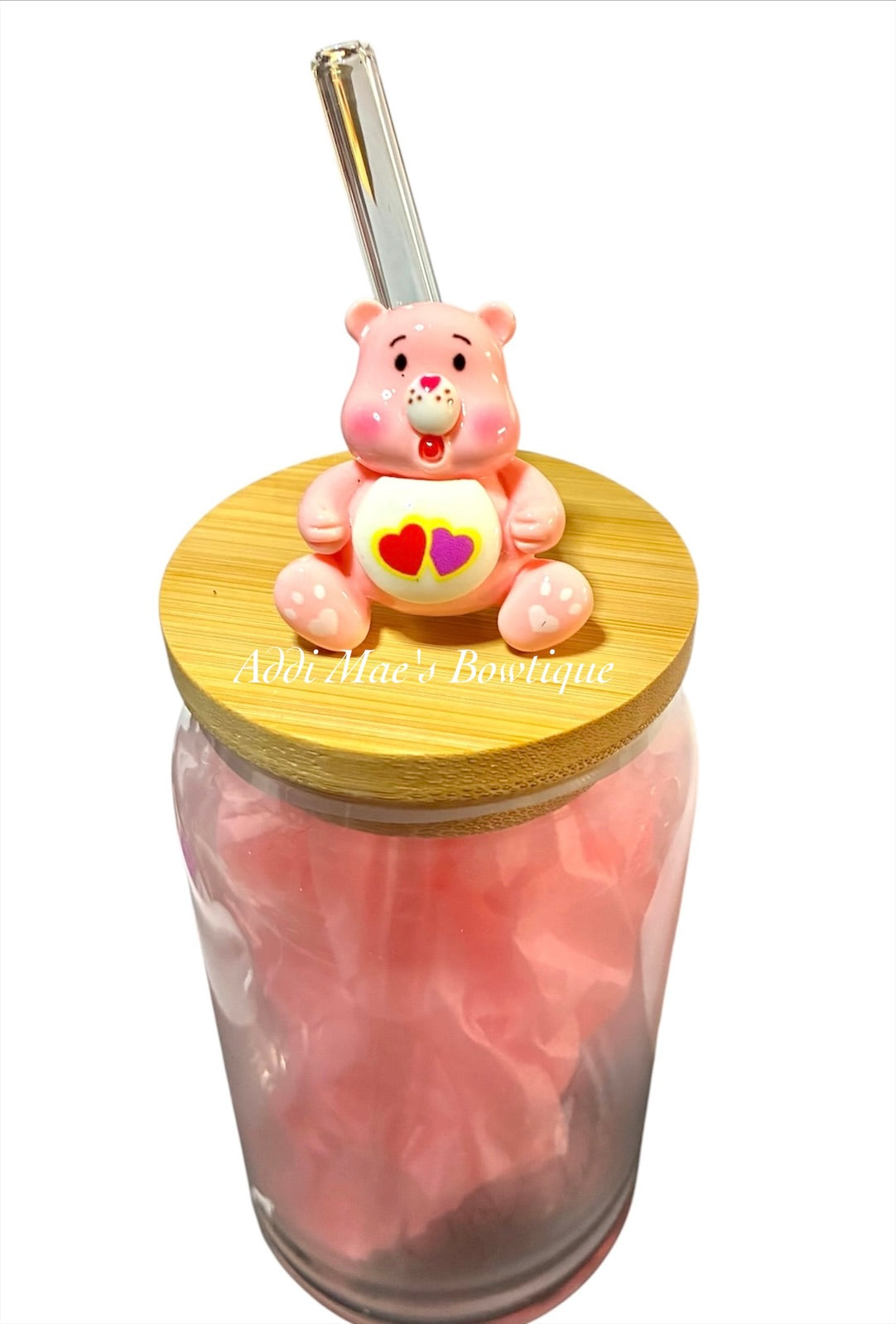 Caring Bear Straw Topper