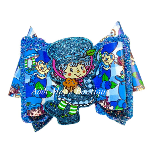 Blueberry Girl Bow