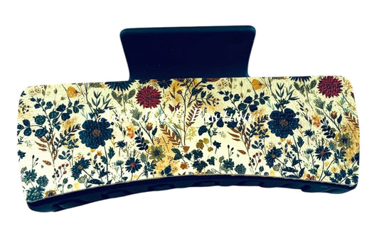 Fall Florals XL Claw Clip