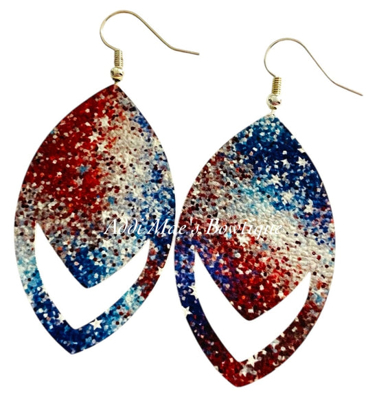 American Sparkle Dangle Earrings