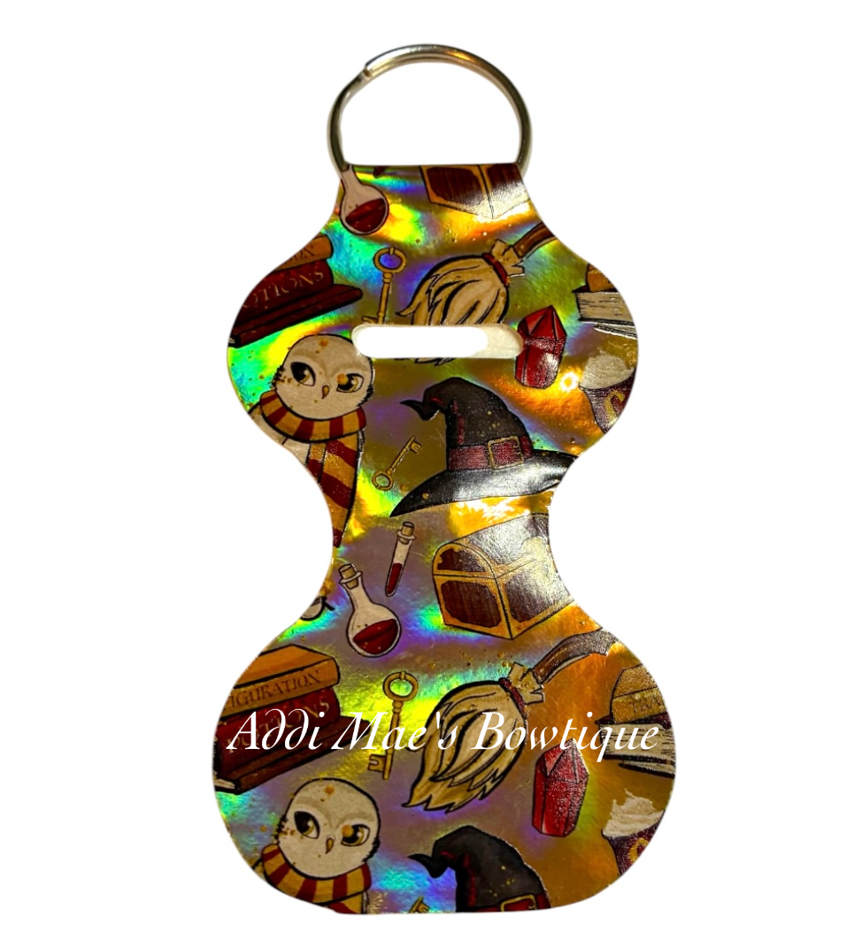 Wizard School Holographic Chapstick Keychain