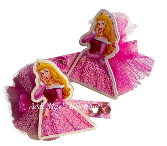 Sleeping Princess Alligator Clip Set