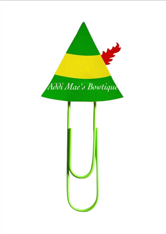 Elf Hat Jumbo Paperclip Bookmark