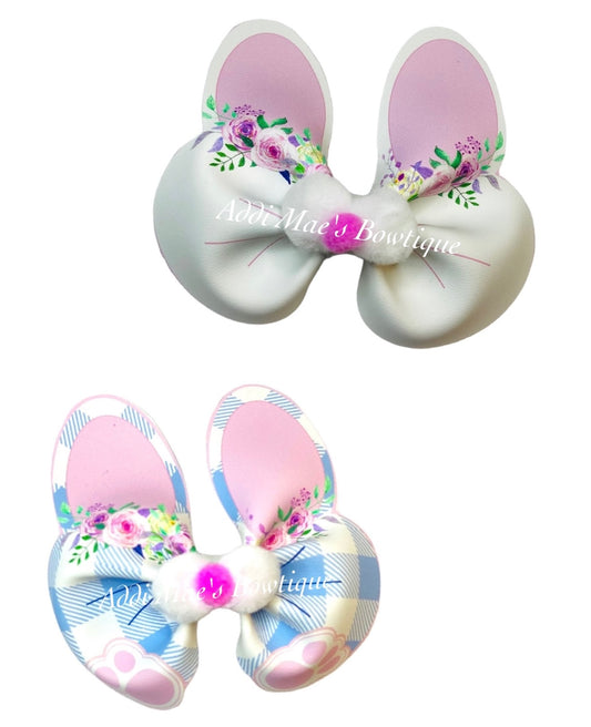 Easter Bunny Face 3” Bow