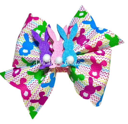 Bright Bunny Tails Bow
