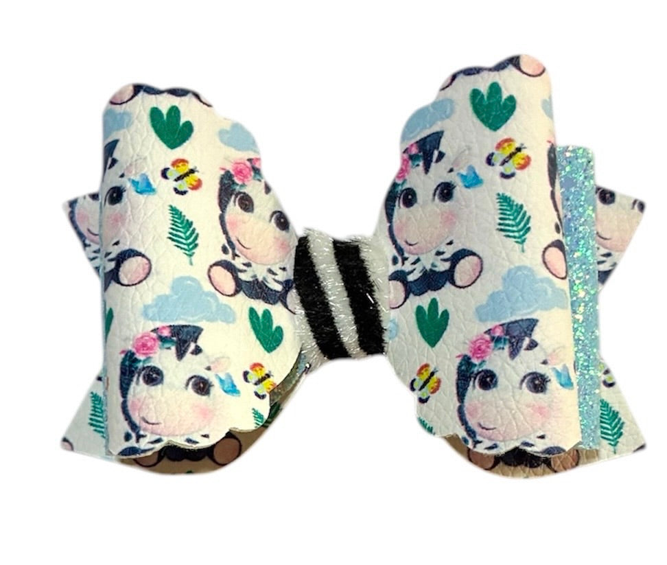 Baby Zebra Bow