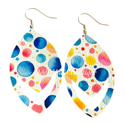 Jumbo Dots Dangle Earrings