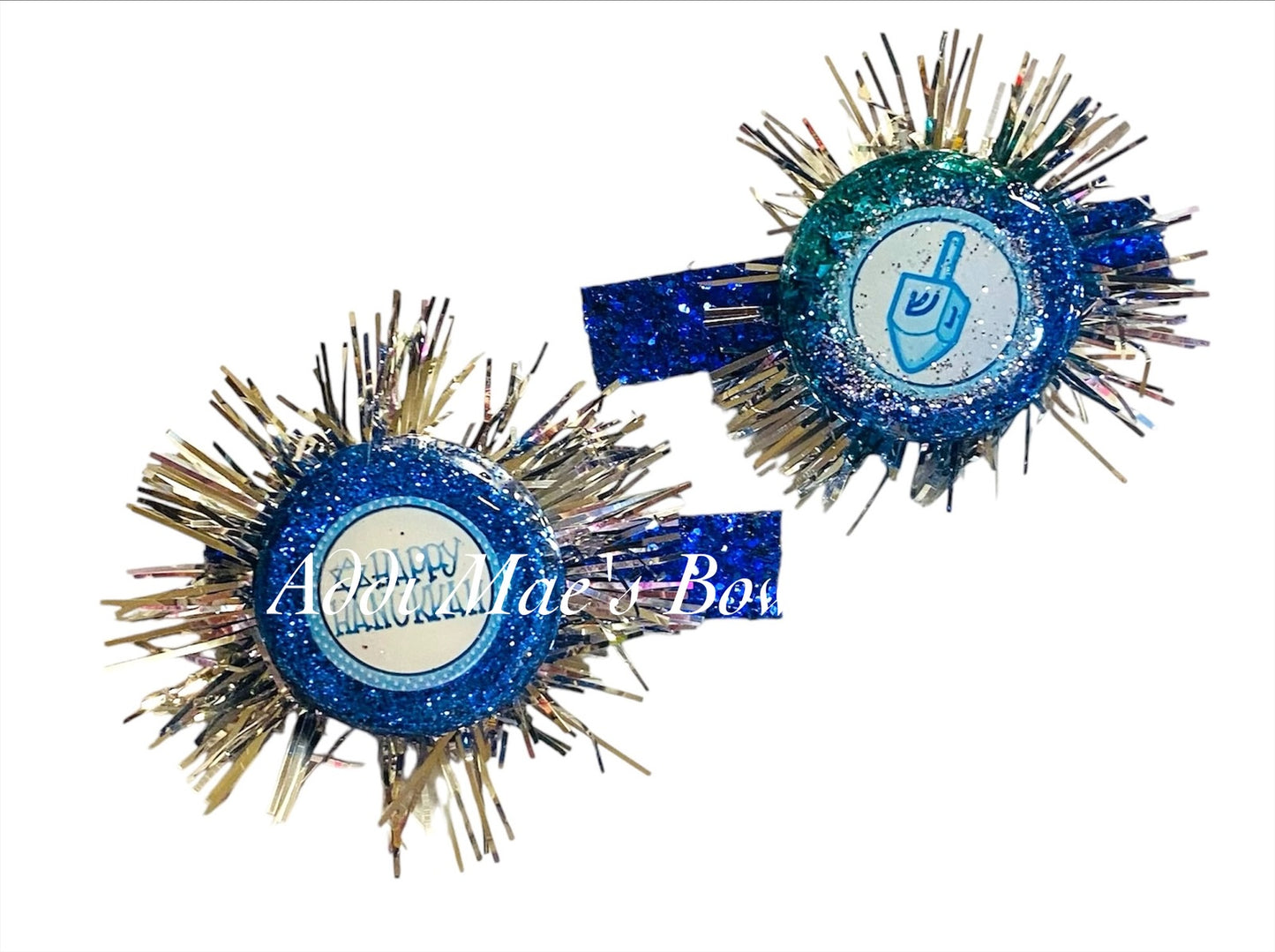 Happy Hannukah Alligator Clip Set