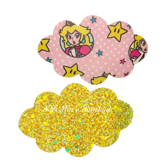 Peach Video Game Princess Snap Clip Set
