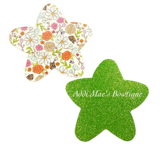 Butterfly Garden Star Shaped Snap Clip Set