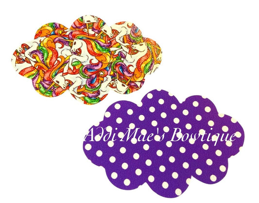 Rainbow Unicorn Snap Clip Set