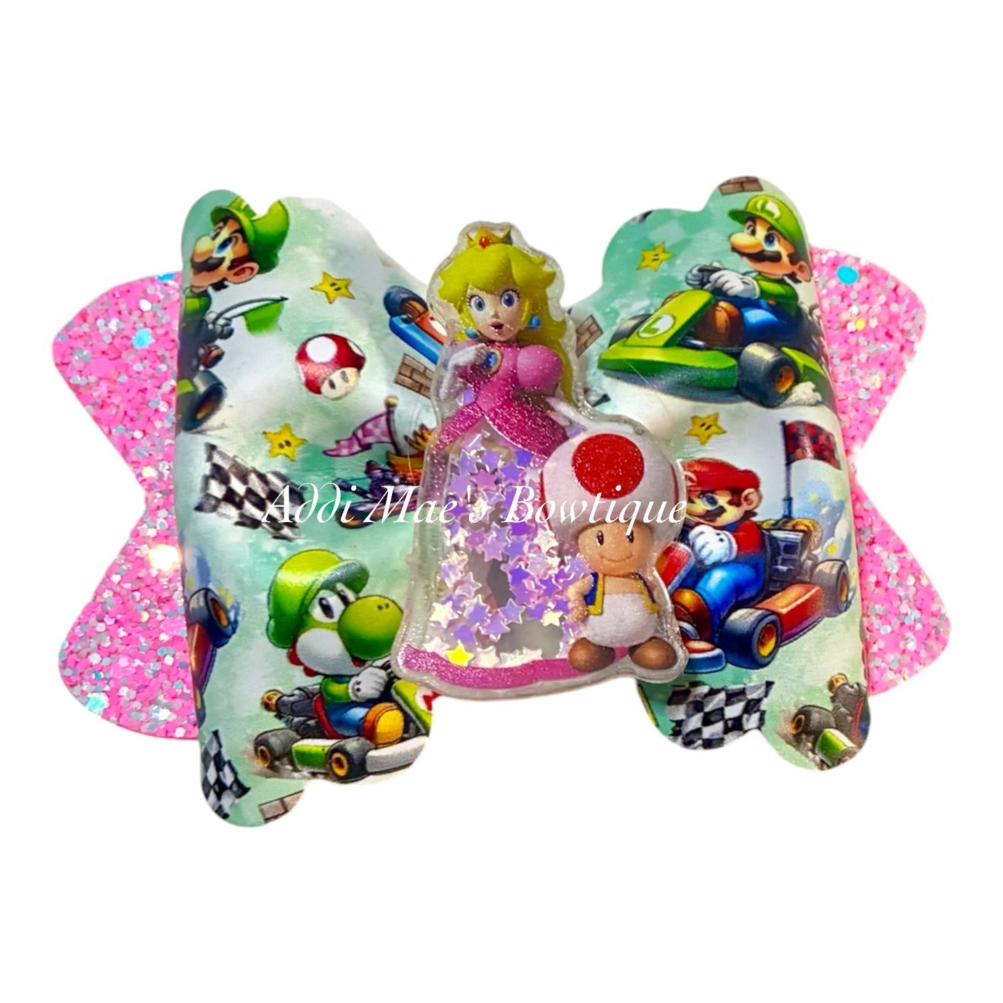 Video Game Peach Bow