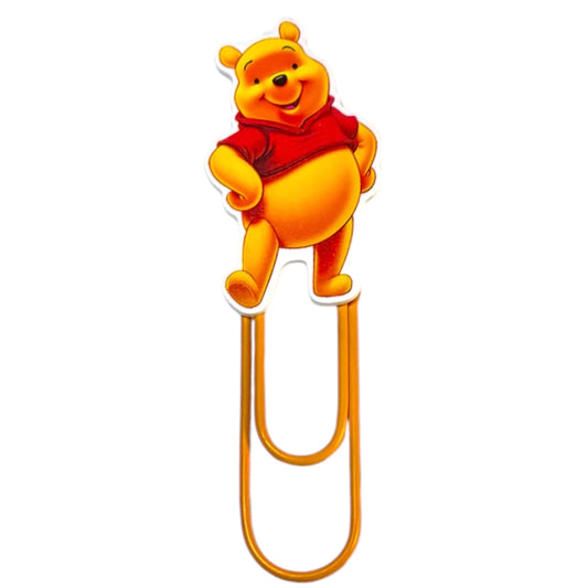 Yellow Bear Jumbo Paperclip Bookmark