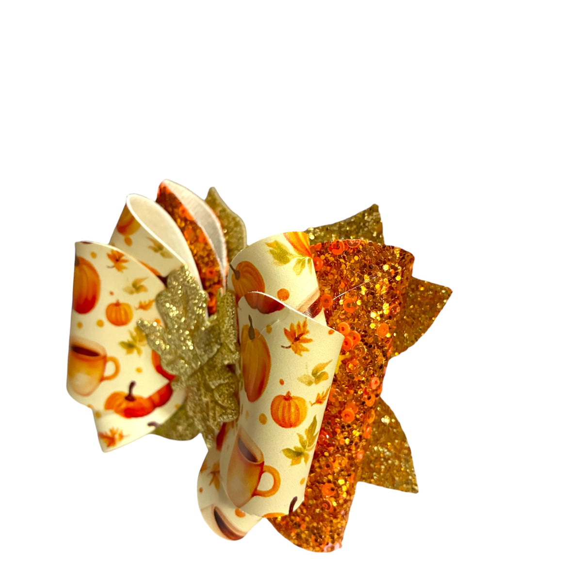Pumpkins & Coffee Bow