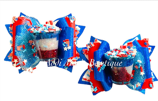 Freedom Is Sweet Piggy Bow Set