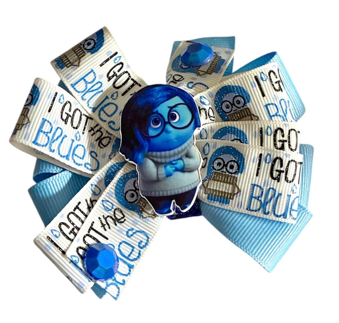 Sadness Emotions Ribbon Bow