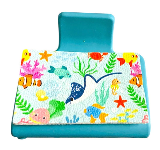 Ocean Life Animals Small Claw Clip