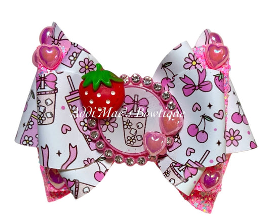 Pink Tumblers Bow