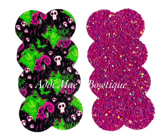 Green Boogie Man Halloween Snap Clip Set