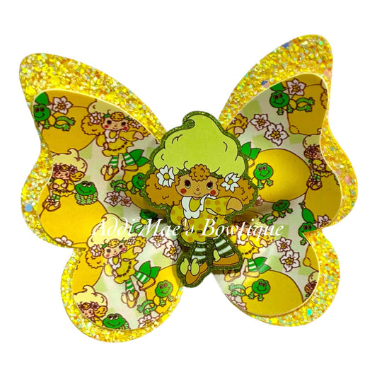 Lemon Girl Butterfly Bow