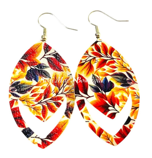 Fall Leaves Dangle Earrings