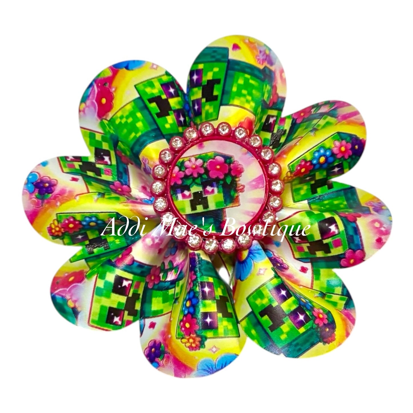 Mine Game Creep Ruffle Bow