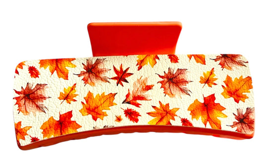 Fall Leaves XL Claw Clip