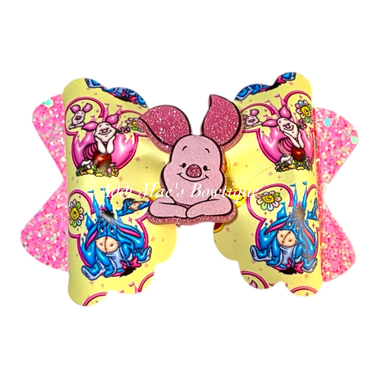 Yellow Bear Friends Bow