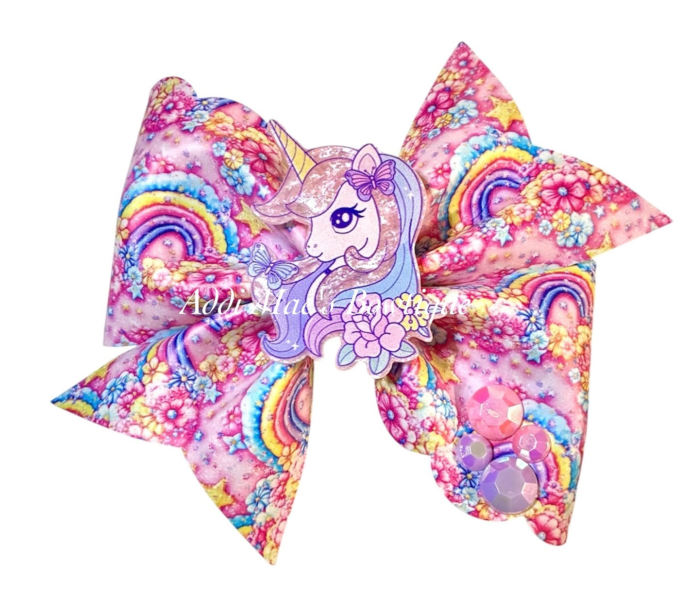 Pretty Pastel Unicorn Bow