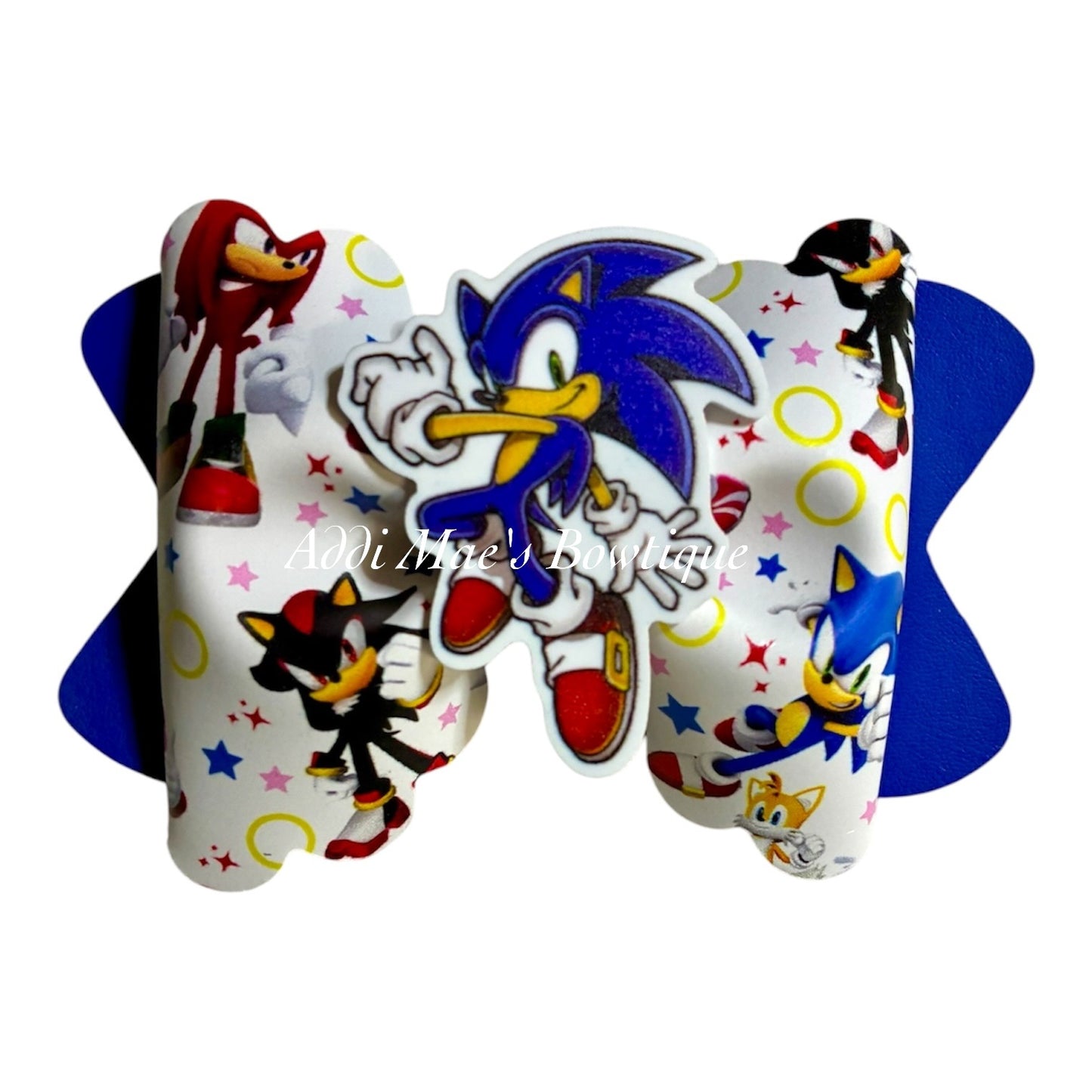 Blue Hedgehog Bow