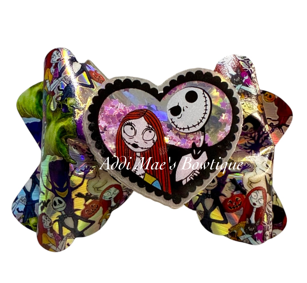 Nightmare Couple Holographic Bow